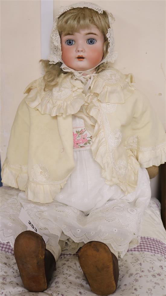 A Kammer & Reinhardt S & H K* & R bisque head and shoulder doll